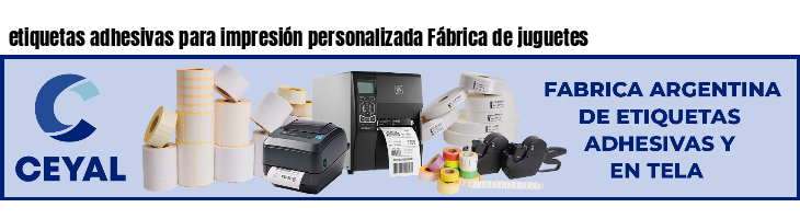 etiquetas adhesivas para impresión personalizada Fábrica de juguetes