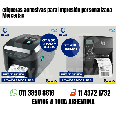 etiquetas adhesivas para impresión personalizada Mercerías