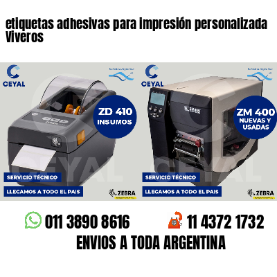 etiquetas adhesivas para impresión personalizada Viveros