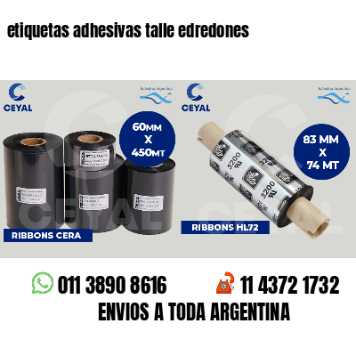 etiquetas adhesivas talle edredones