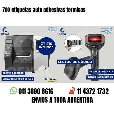 700 etiquetas auto adhesivas termicas