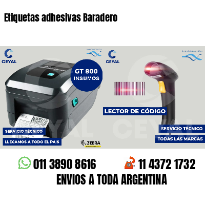 Etiquetas adhesivas Baradero