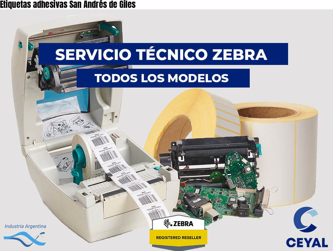 Etiquetas adhesivas San Andrés de Giles