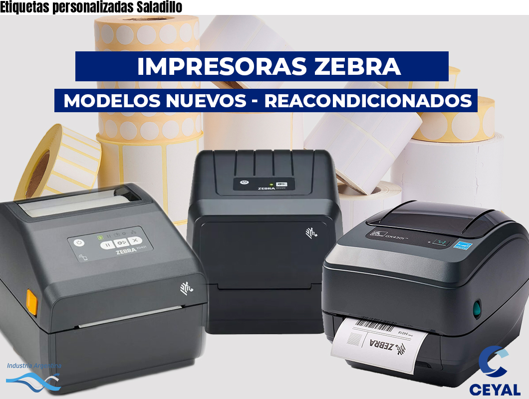 Etiquetas personalizadas Saladillo
