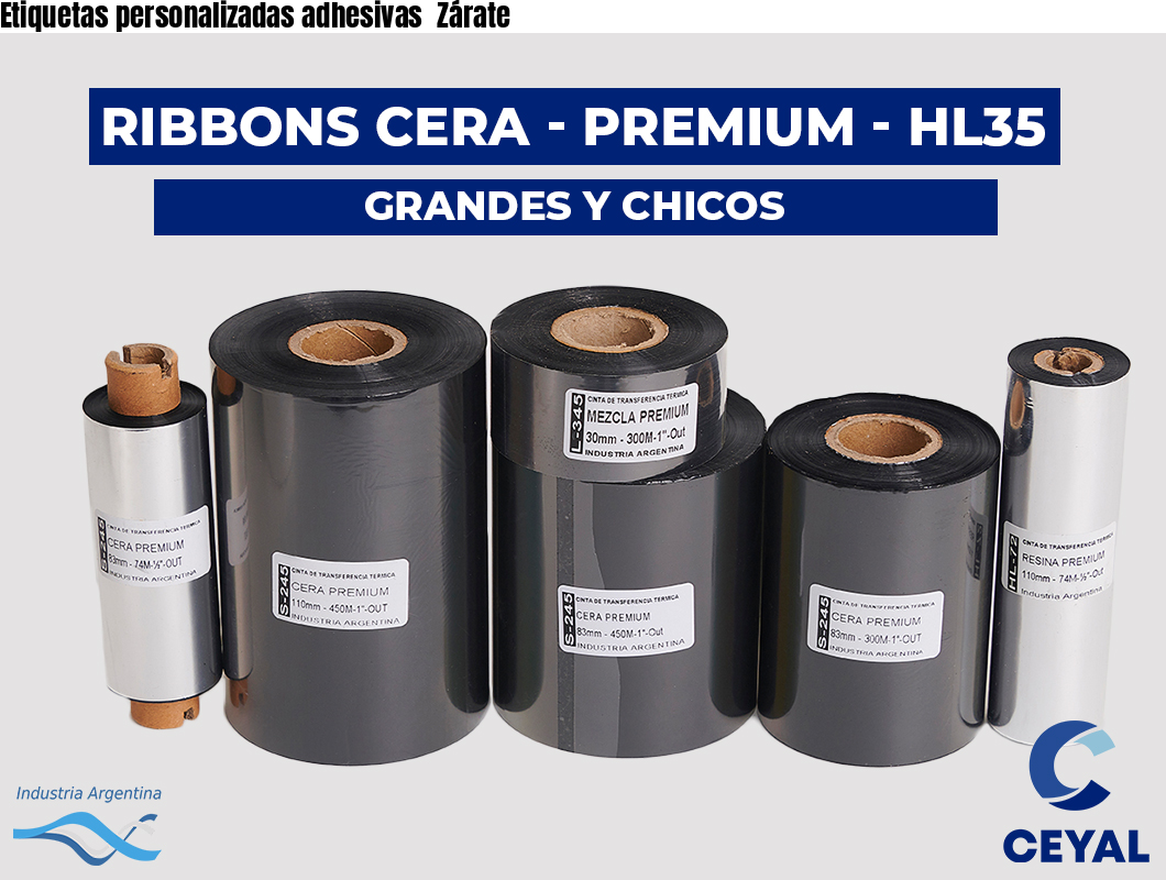 Etiquetas personalizadas adhesivas  Zárate