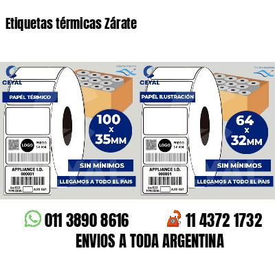 Etiquetas térmicas Zárate