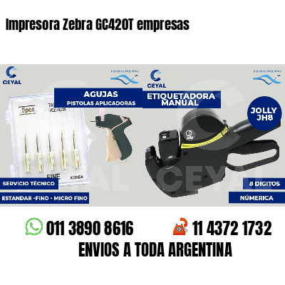 Impresora Zebra GC420T empresas