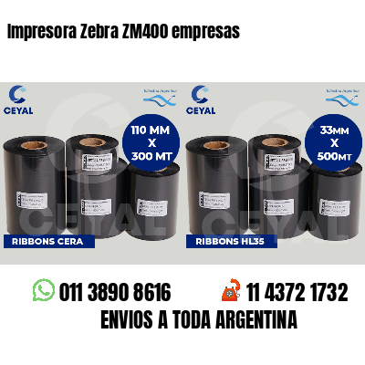 Impresora Zebra ZM400 empresas