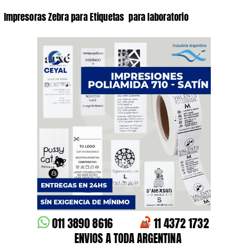 Impresoras Zebra para Etiquetas  para laboratorio
