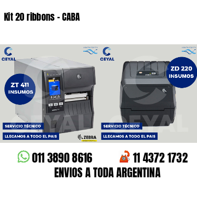 Kit 20 ribbons - CABA