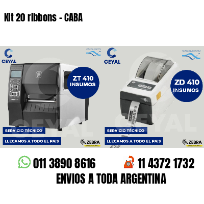 Kit 20 ribbons - CABA