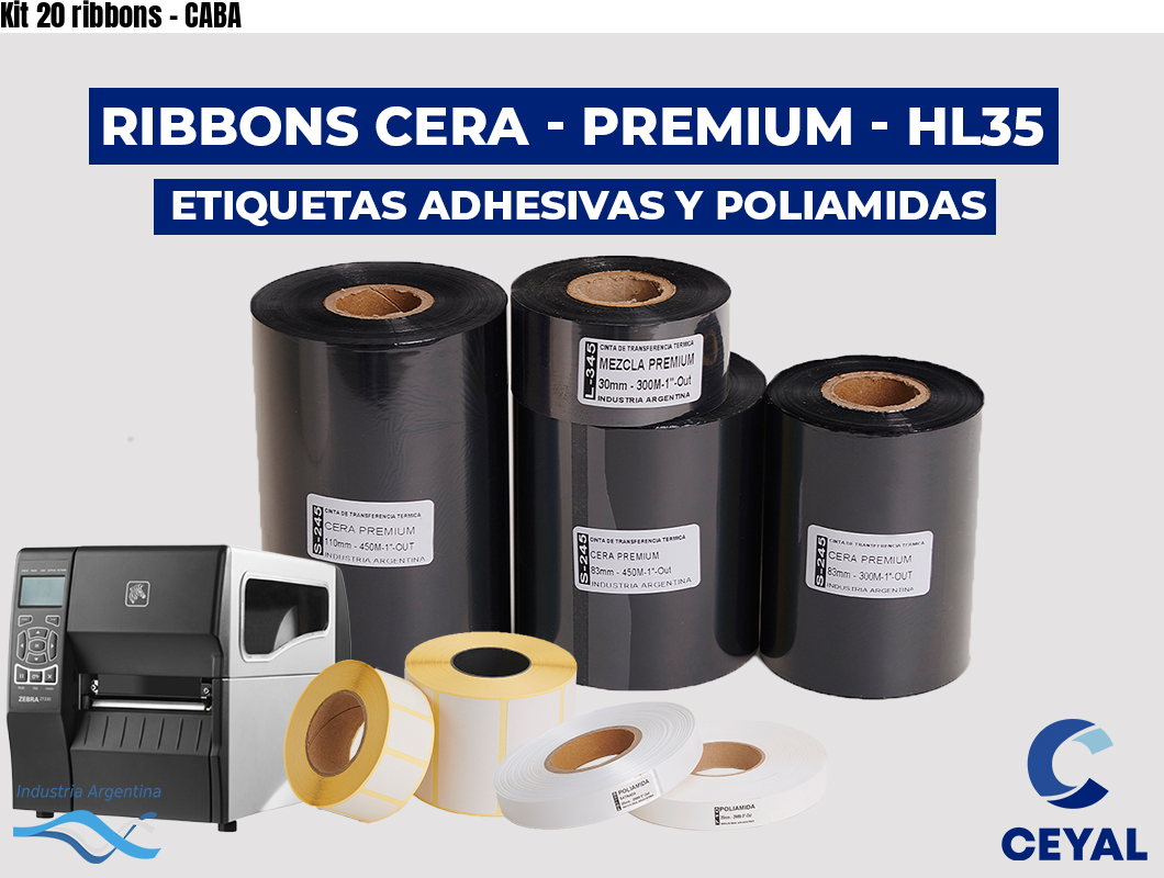 Kit 20 ribbons – CABA