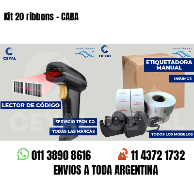Kit 20 ribbons - CABA