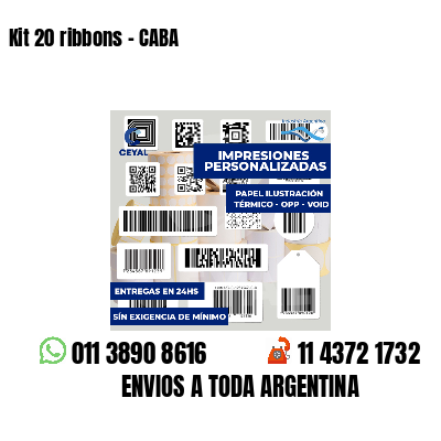 Kit 20 ribbons - CABA