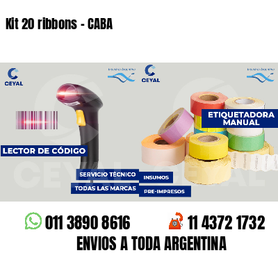 Kit 20 ribbons - CABA