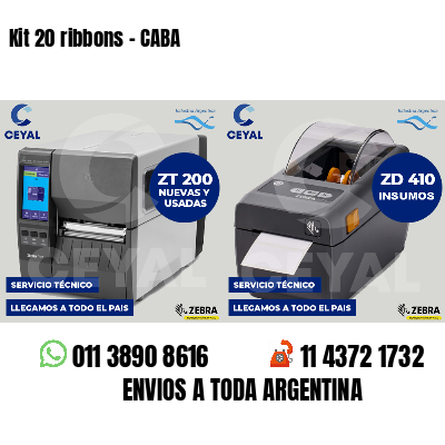 Kit 20 ribbons - CABA