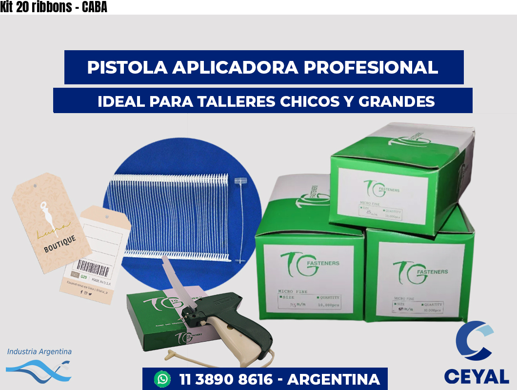 Kit 20 ribbons - CABA