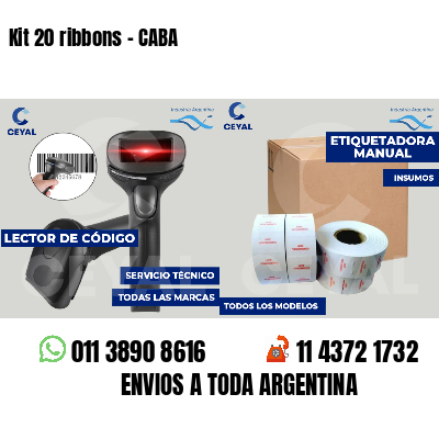 Kit 20 ribbons - CABA