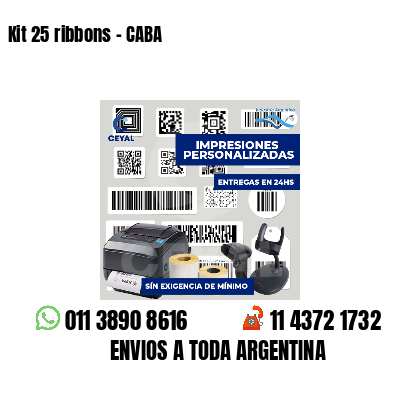 Kit 25 ribbons - CABA
