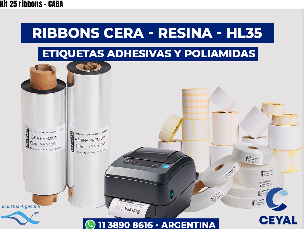 Kit 25 ribbons – CABA