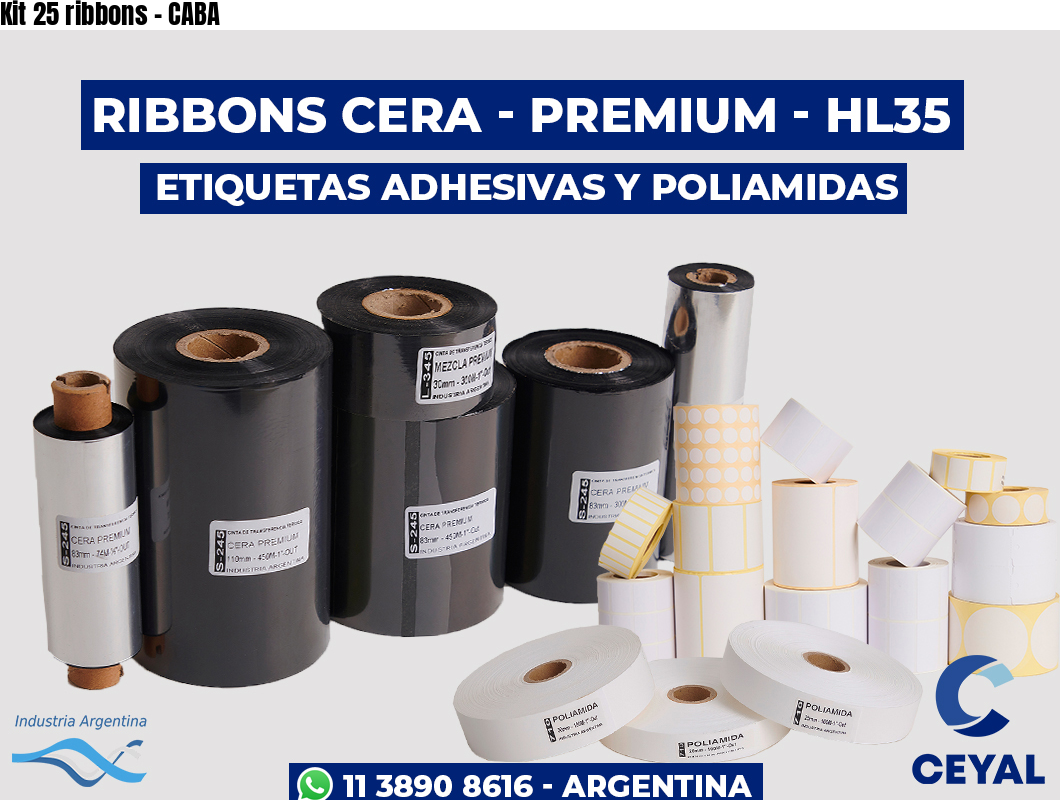 Kit 25 ribbons – CABA
