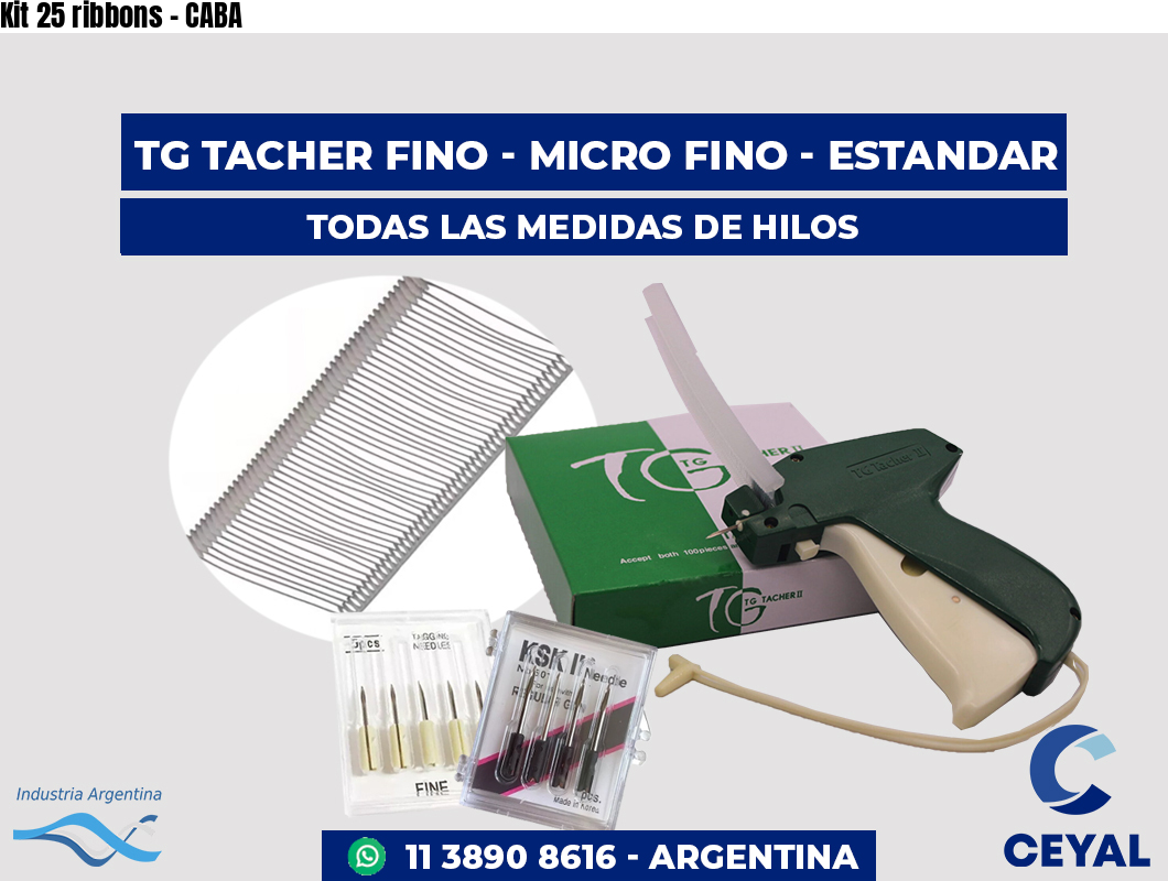 Kit 25 ribbons - CABA
