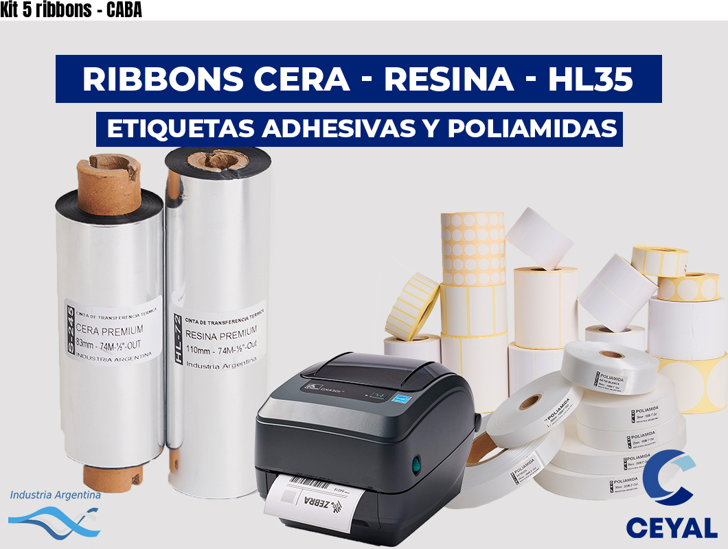 Kit 5 ribbons – CABA