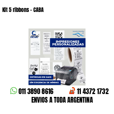Kit 5 ribbons - CABA