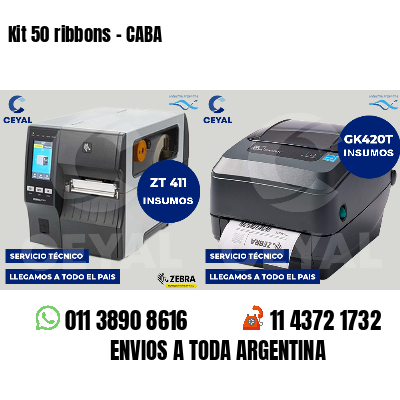 Kit 50 ribbons - CABA