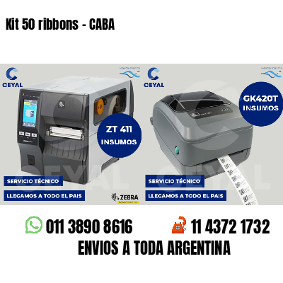 Kit 50 ribbons - CABA