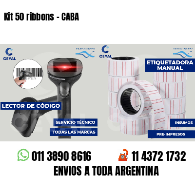 Kit 50 ribbons - CABA