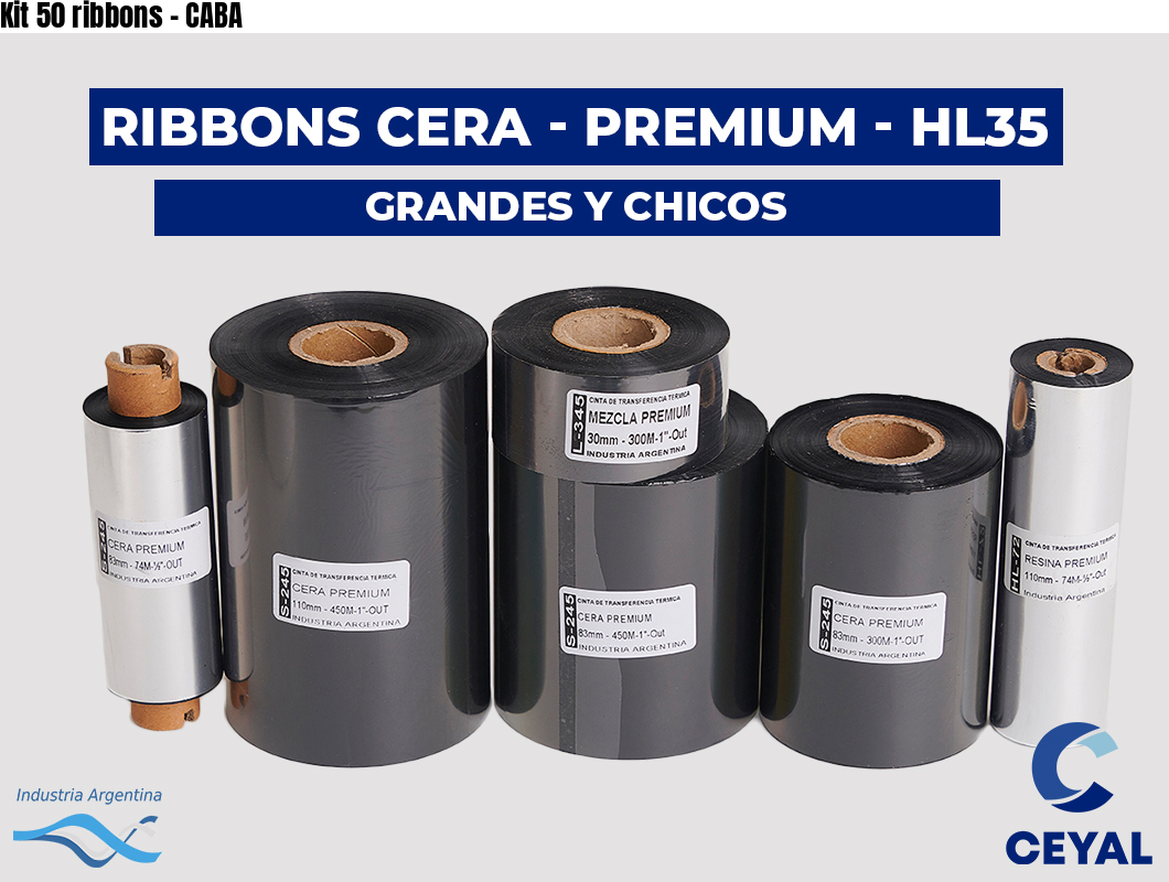 Kit 50 ribbons – CABA