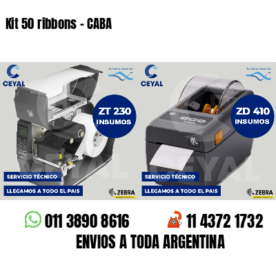Kit 50 ribbons - CABA