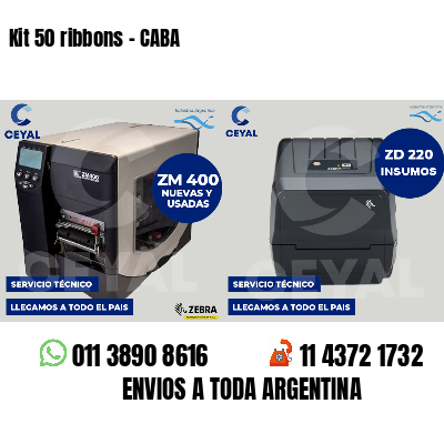 Kit 50 ribbons - CABA