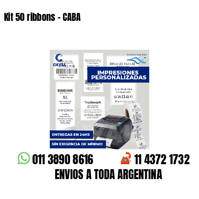 Kit 50 ribbons - CABA