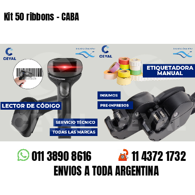 Kit 50 ribbons - CABA
