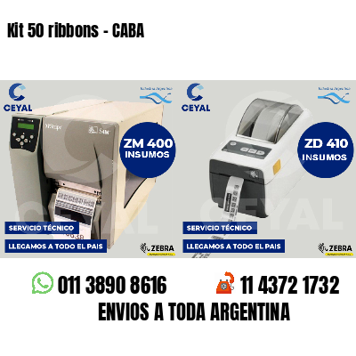 Kit 50 ribbons - CABA