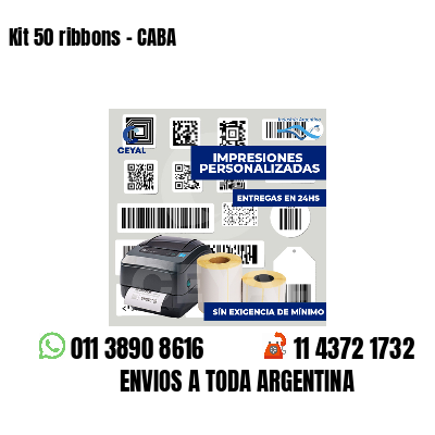 Kit 50 ribbons - CABA