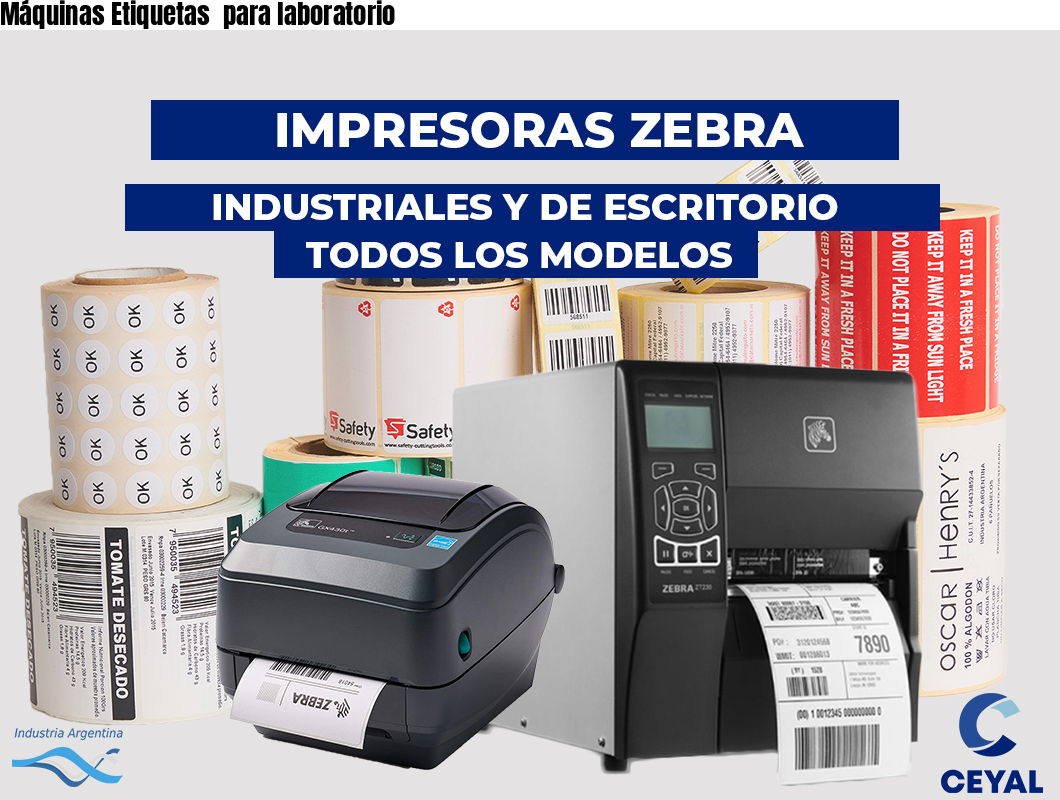 Máquinas Etiquetas  para laboratorio
