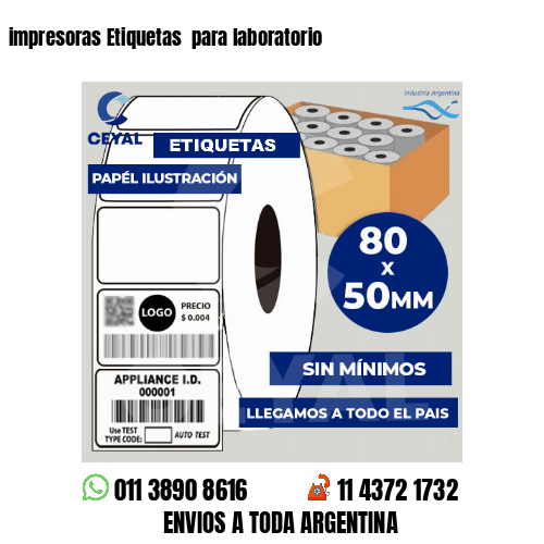 impresoras Etiquetas  para laboratorio