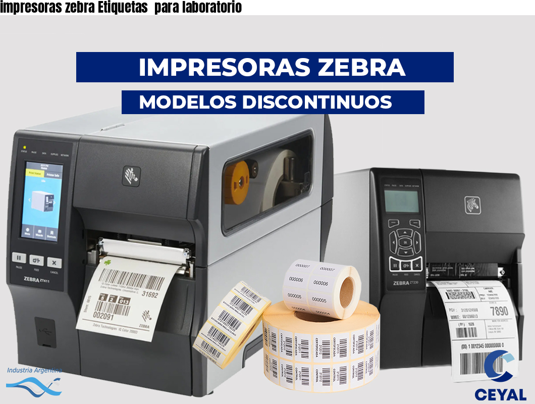 impresoras zebra Etiquetas  para laboratorio