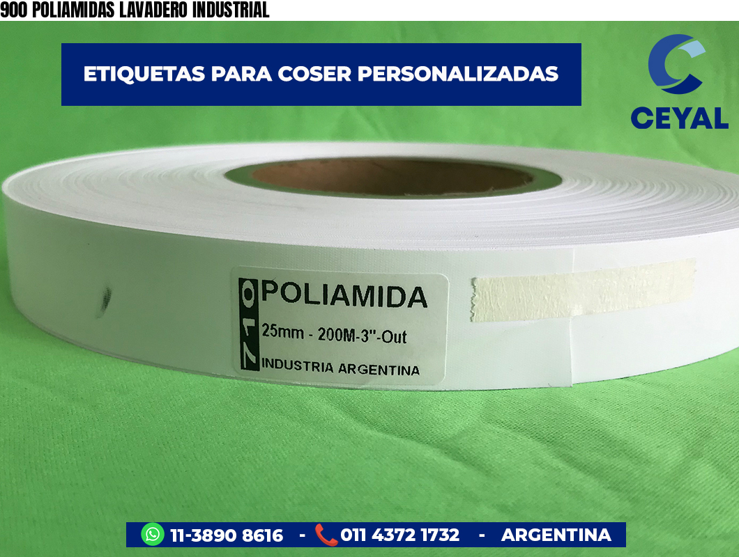 900 POLIAMIDAS LAVADERO INDUSTRIAL