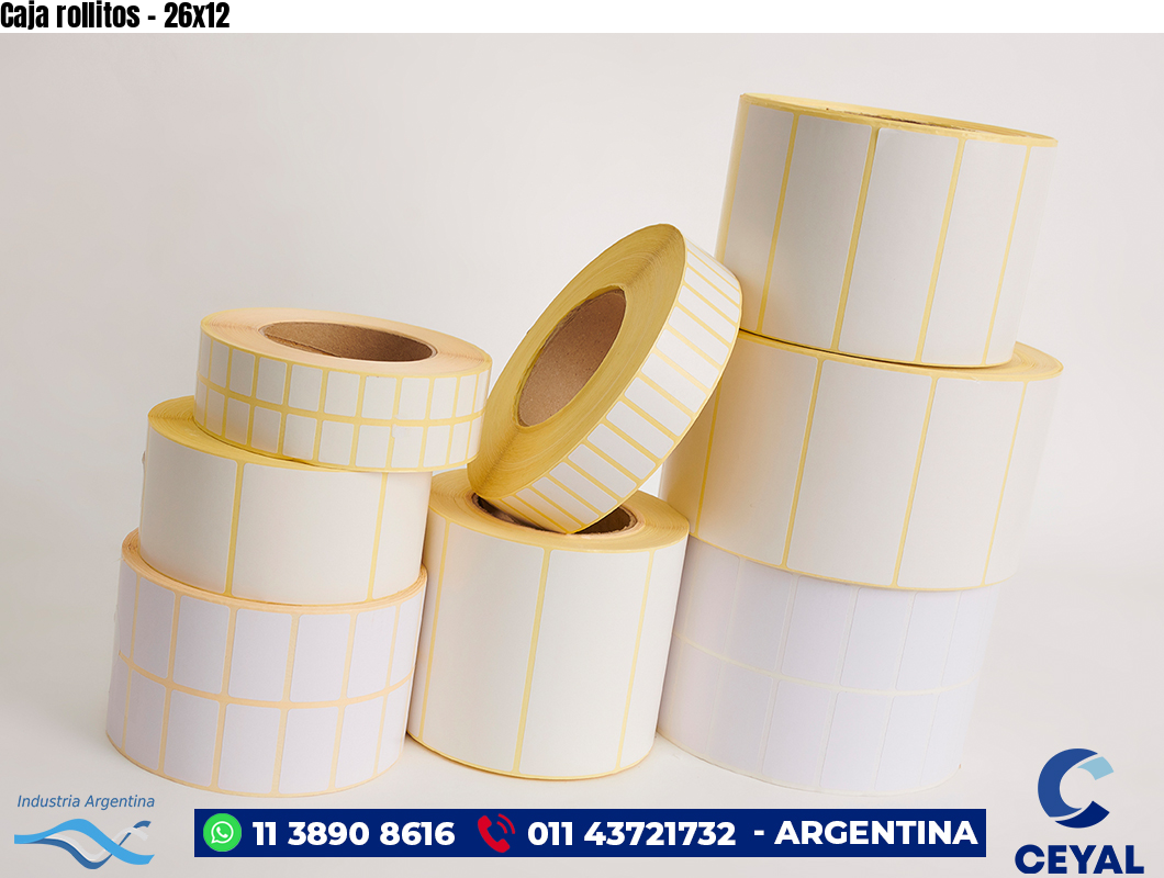 Caja rollitos - 26x12