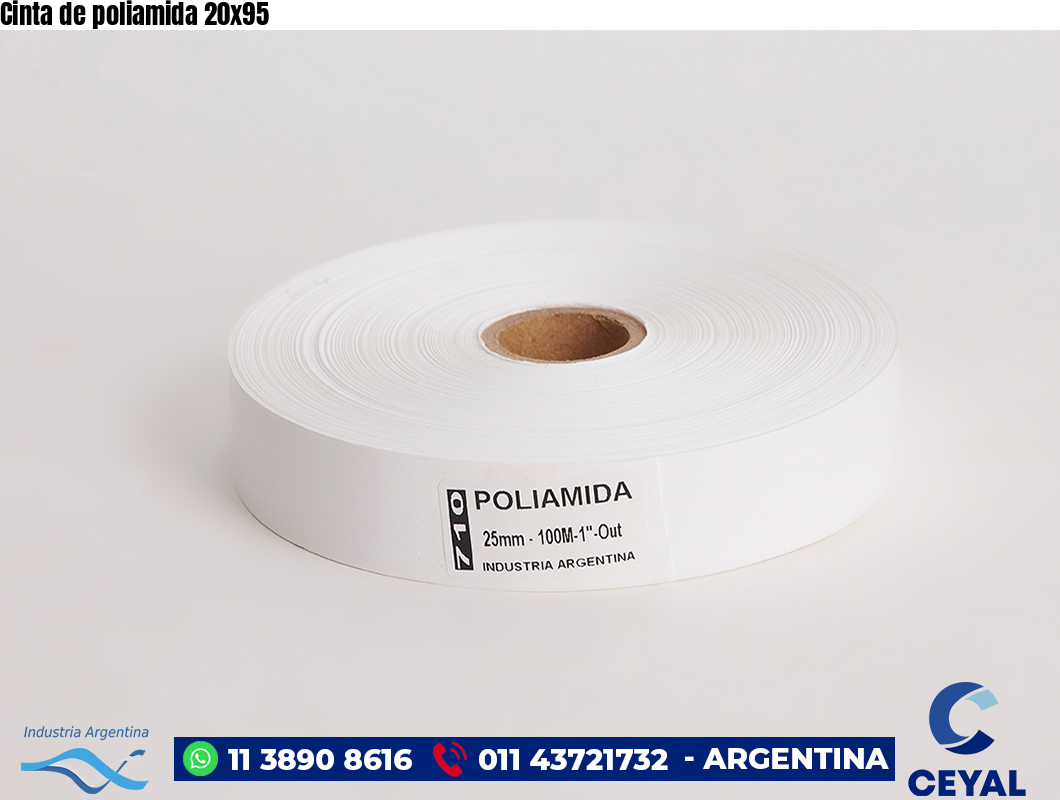 Cinta de poliamida 20×95
