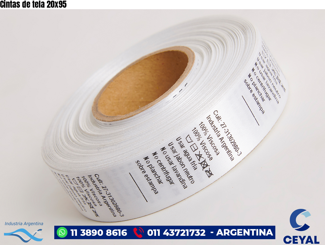 Cintas de tela 20×95
