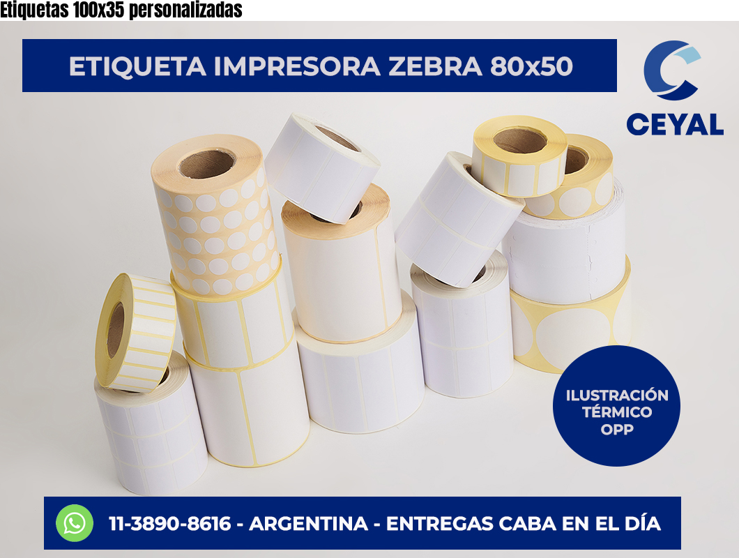 Etiquetas 100×35 personalizadas