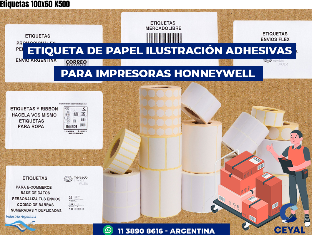 Etiquetas 100x60 X500