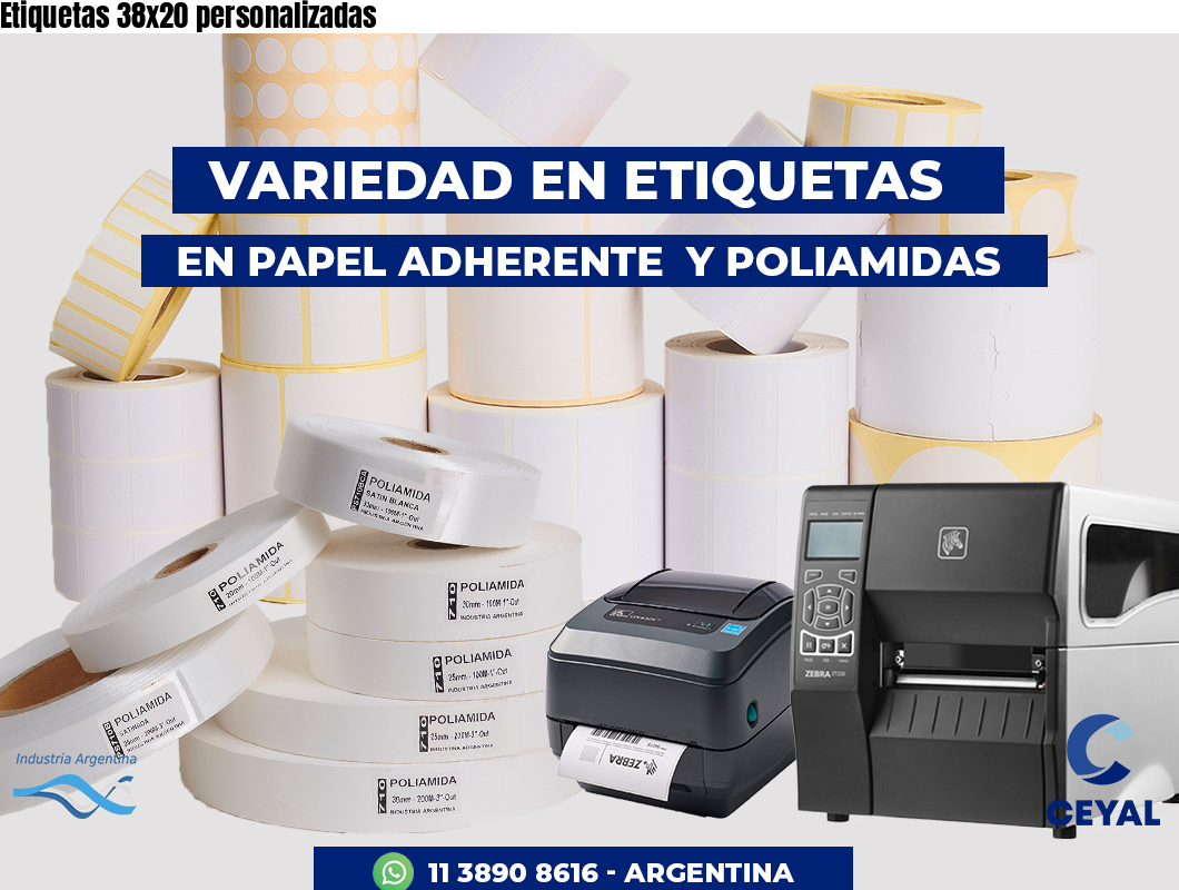 Etiquetas 38x20 personalizadas