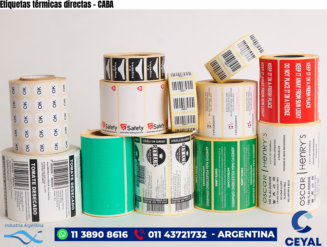 Etiquetas térmicas directas – CABA