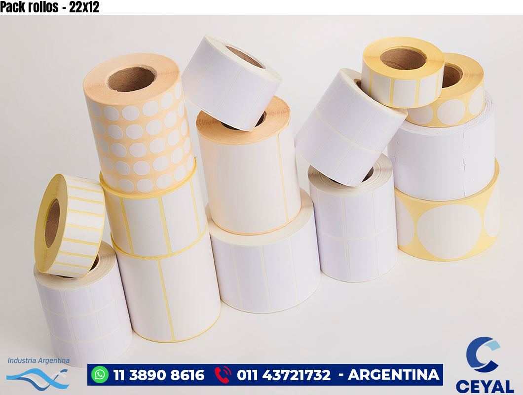 Pack rollos - 22x12